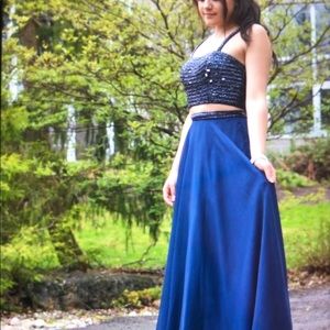 ELLE COUTURE FORMAL 2 PIECE DRESS